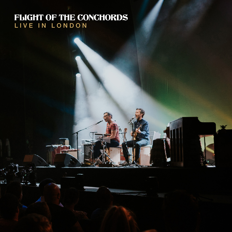 Flight of the Conchords - Live in London album cover.